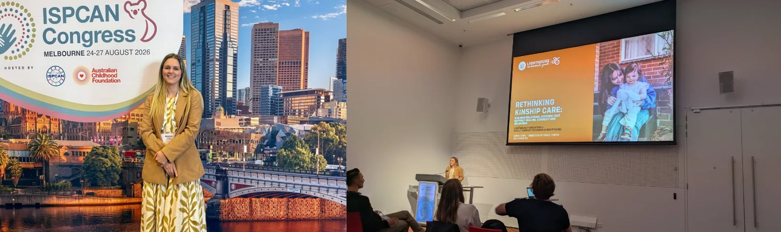 Emma presenting at Ipscan 2026